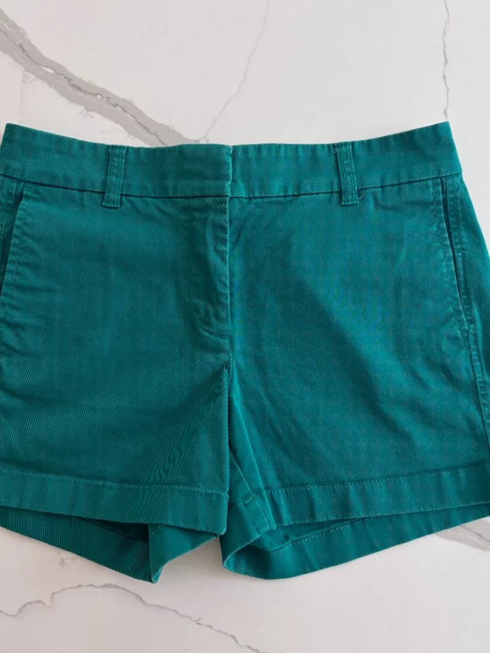 J.Crew Green Chino Shorts